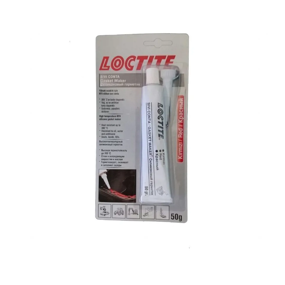 LOCTITE KIRMIZI SIVI CONTA 50GR.                        - Loctite - Ürün Görseli 1