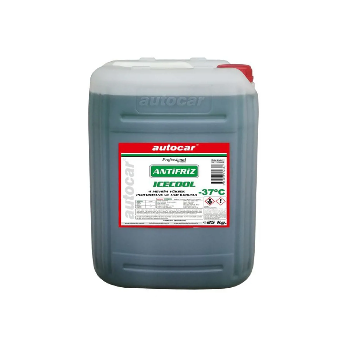 autocar KULL. HAZIR -37c ICECOOL GR 25KG YEŞİL ANTİFRİZ - Autocar - Ürün Görseli 1