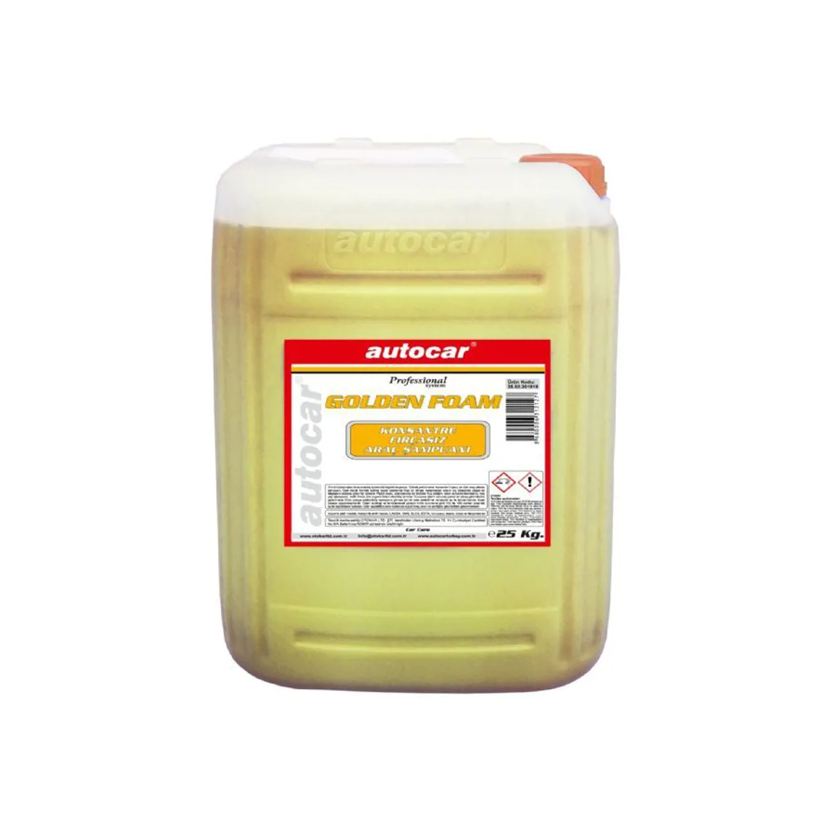 autocar GOLDEN FOAM KONSANTRE FIRÇASIZ YIKAMA ŞAMPUANI 25KG. 1/60 - Autocar - Ürün Görseli 1