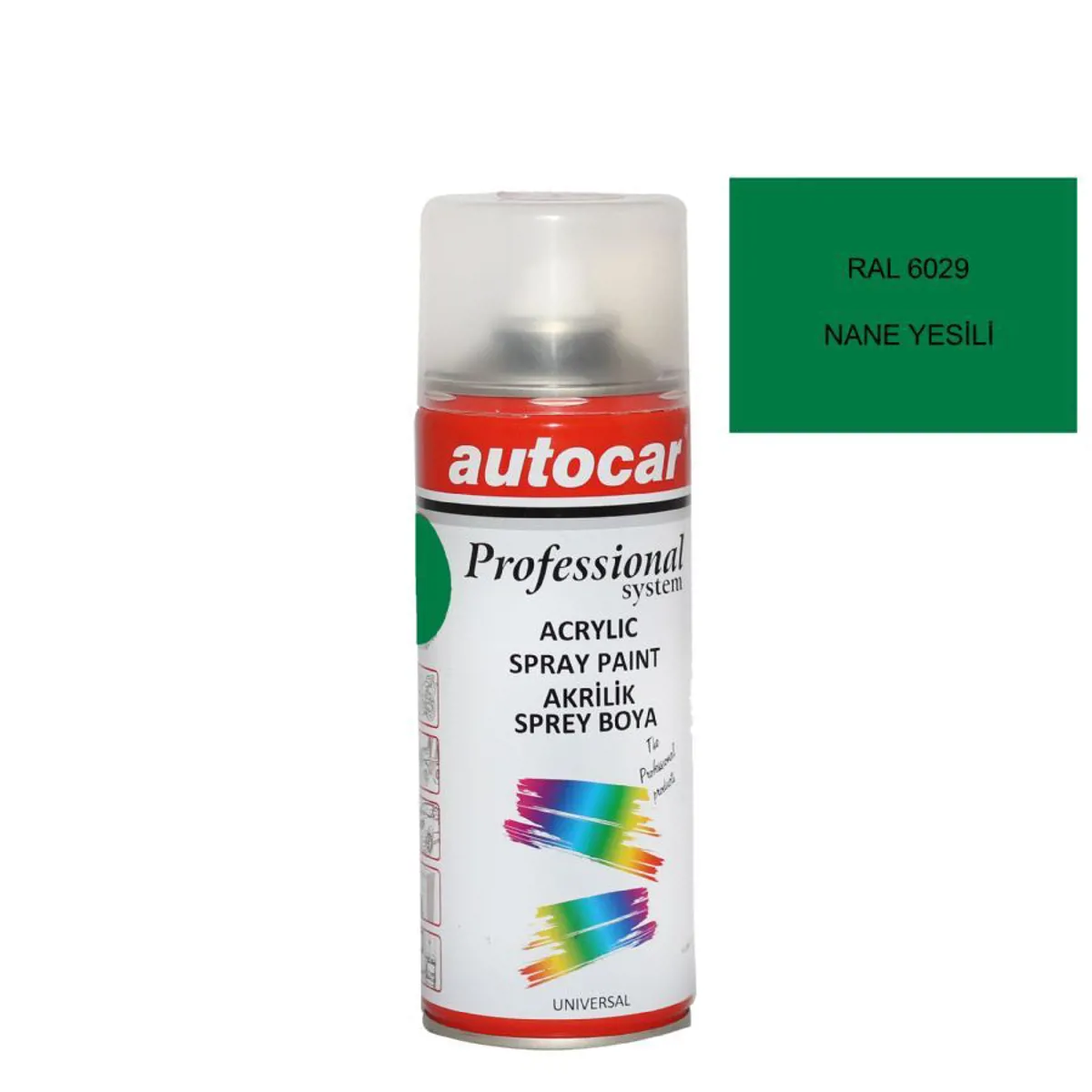 autocar RAL 6029 NANE YEŞİLİ ACRYLIC SPREY BOYA 400 ML -MINT GREEN - Autocar - Ürün Görseli 1