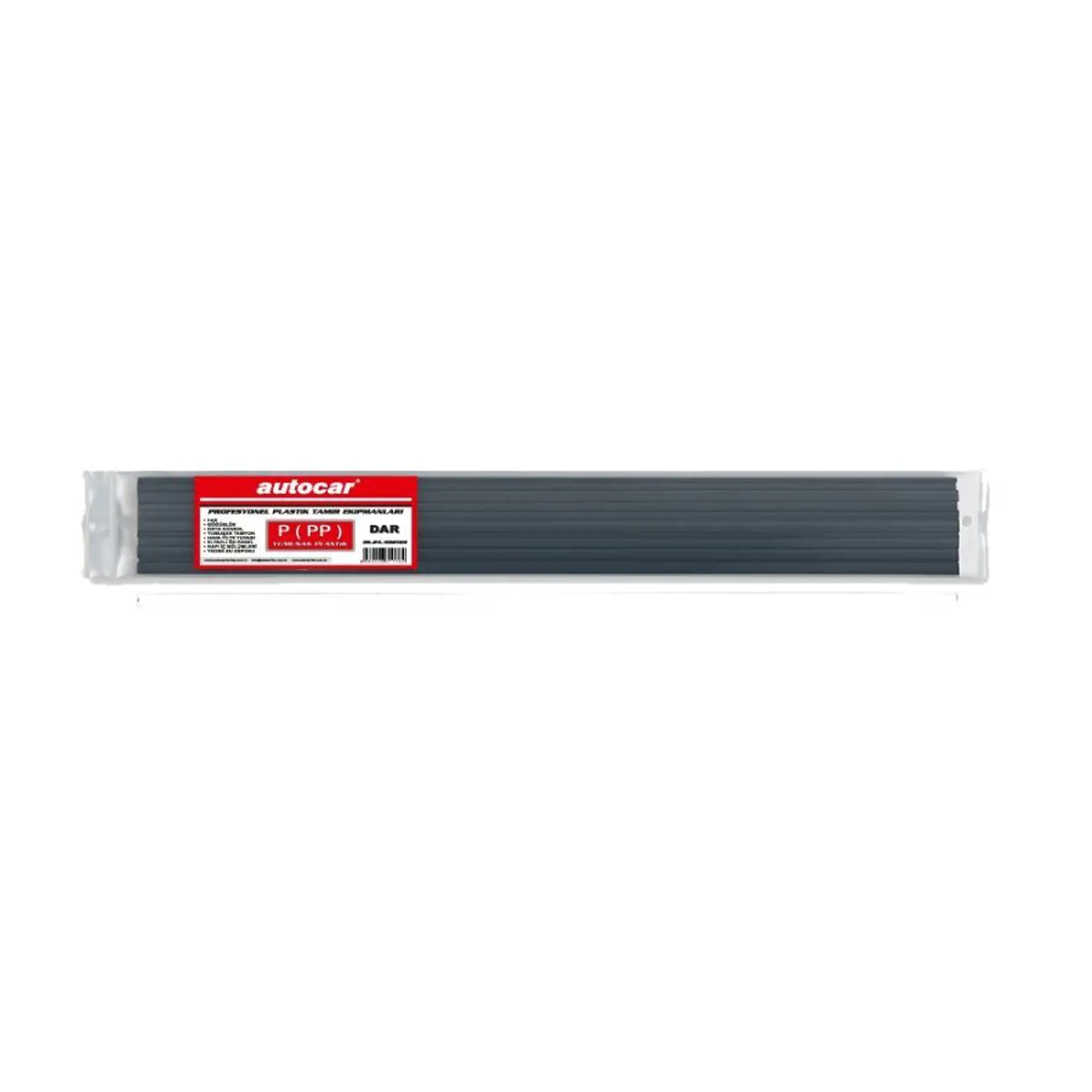 P(PP) YUMUŞAK PLASTİK 06mm SİYAH KAYNAK ELEKTROT (1PK/ 24ADET) - Autocar - Ürün Görseli 1