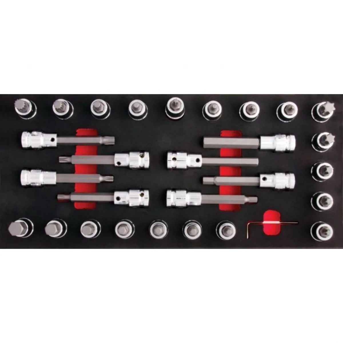 CETA 29 PARÇA 1/2'' TORX/ALLEN/XZN LOKMALI BITS TAKIMI (EVA'LI) - CETA FORM - Ürün Görseli 1