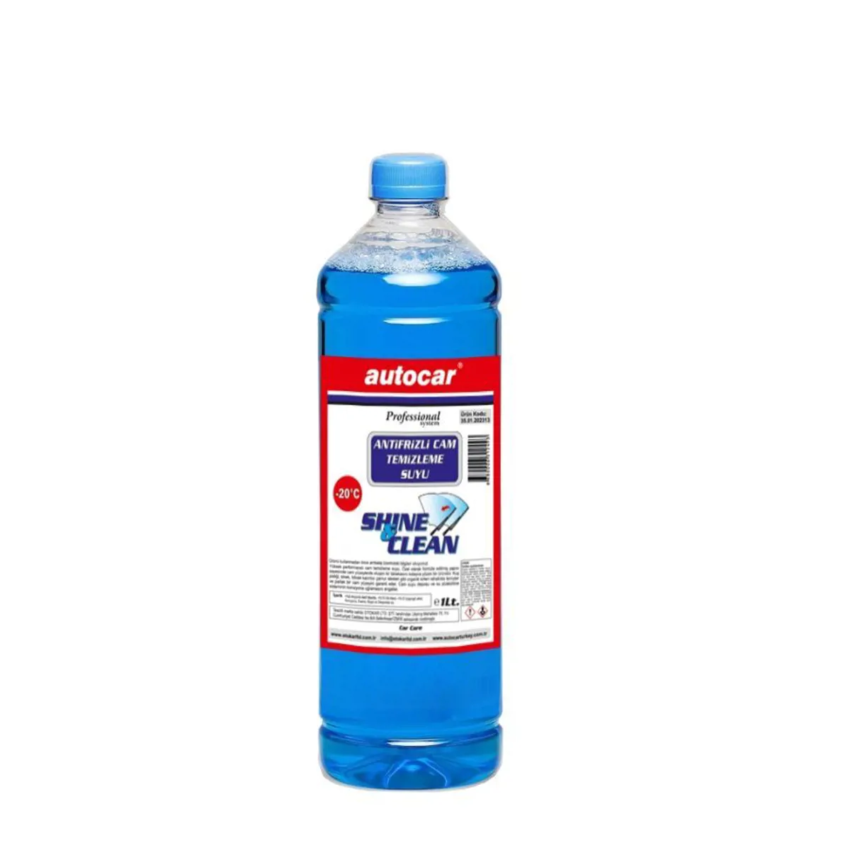autocar -20c SHINE CLEAN 1L CAM TEM.SUYU 1KL/25 ADET            - Ürün Görseli 1