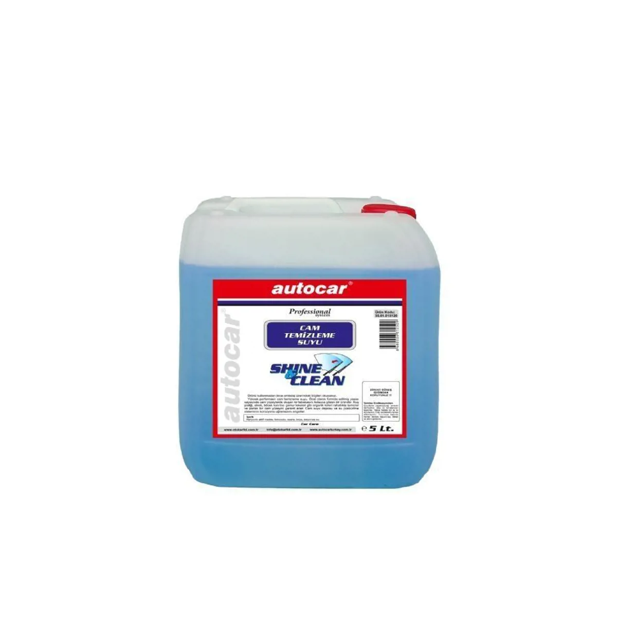 autocar -20c SHINE CLEAN 5L CAM TEM.SUYU 1KL/ 6 ADET - Autocar - Ürün Görseli 1