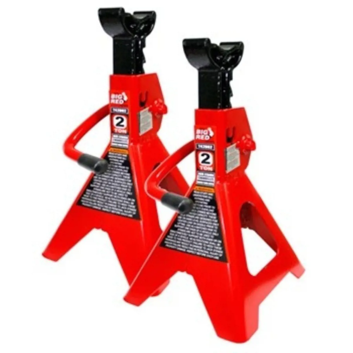 BIG RED -UNİVERSAL 3 TON CIRCIR 4 AYAKLI ARAÇ SEHPASI İKİLİ SET - Ürün Görseli 1
