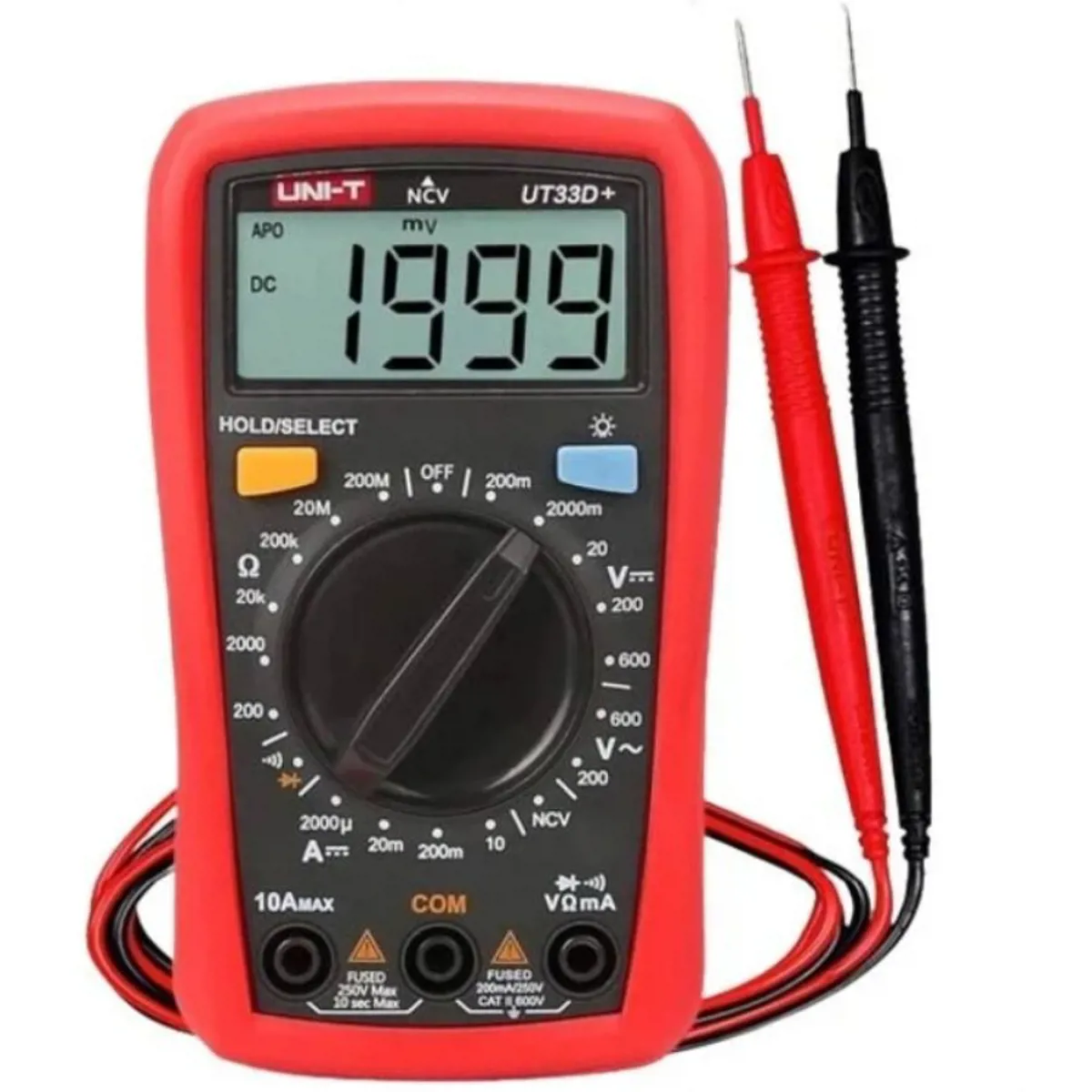 UNI-T UT33D+600V 10A DİJİTAL MULTIMETRE - UNI-T - Ürün Görseli 1