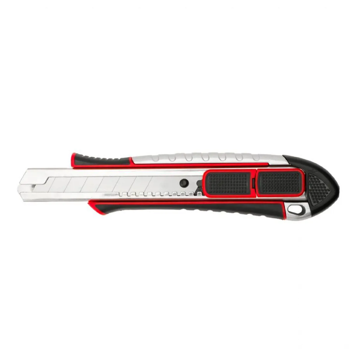PRO METAL GÖVDE MAKET BIÇAĞI EMNİYETLİ OTOMATİK KİLİTLİ 18MM - İzeltaş - Ürün Görseli 1