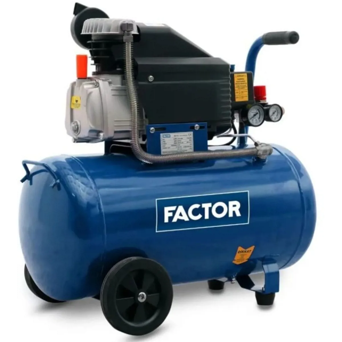 FACTOR 50L. KOMPRESÖR 220V. 1,8kW 2,5Hp - Ürün Görseli 1
