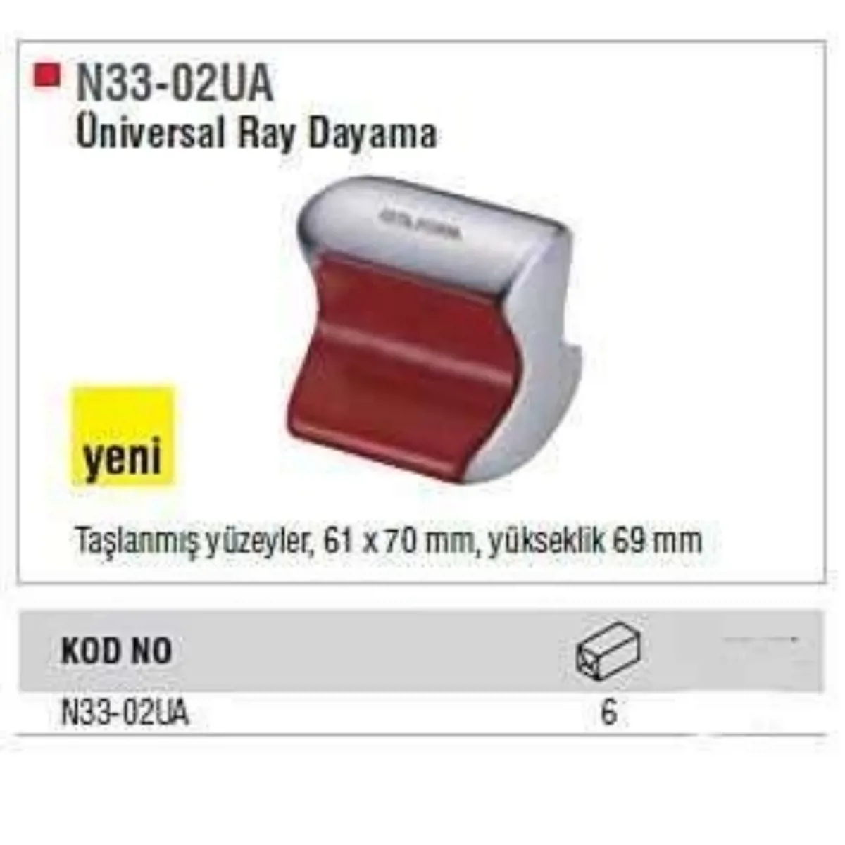 CETA ÜNIVERSAL RAY DAYAMA - CETA FORM - Ürün Görseli 1