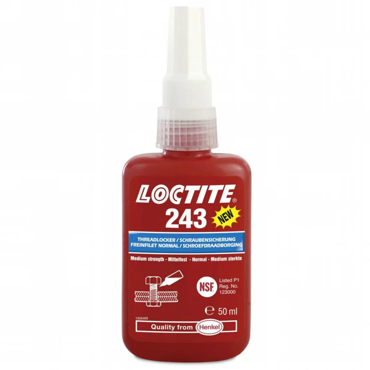 LOCTITE 243 ORTAKUVVET CİVATA SABİTLEYİCİ 50ML  - Loctite - Ürün Görseli 1