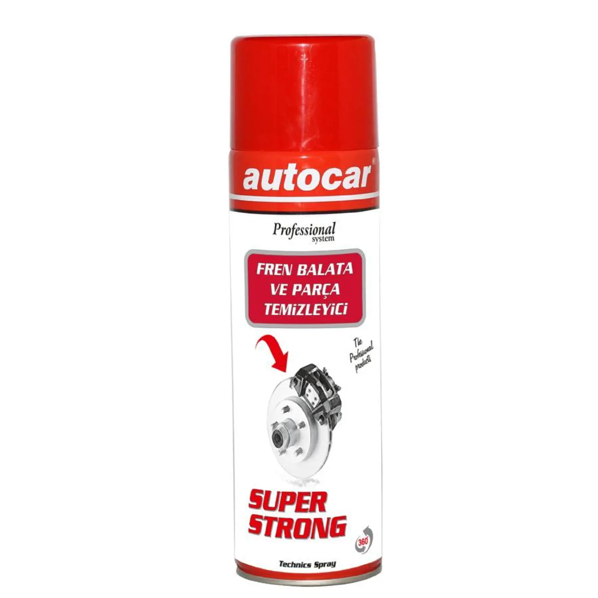 autocar FREN BALATA VE PARÇA TEMİZLEYİCİ SPREY 500 ML -BRAKE CLEANER - Autocar - Ürün Görseli 1