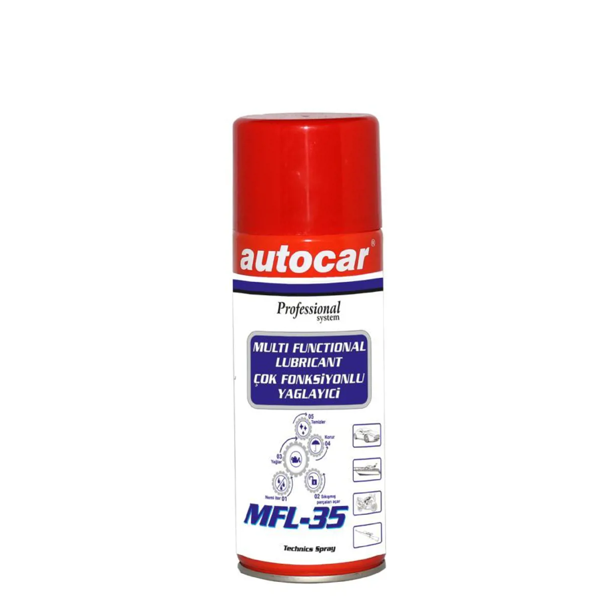 autocar MFL35 400 ML. GENEL AMAÇLI YAĞ.KOR. MULTİ SPREY - Autocar - Ürün Görseli 1