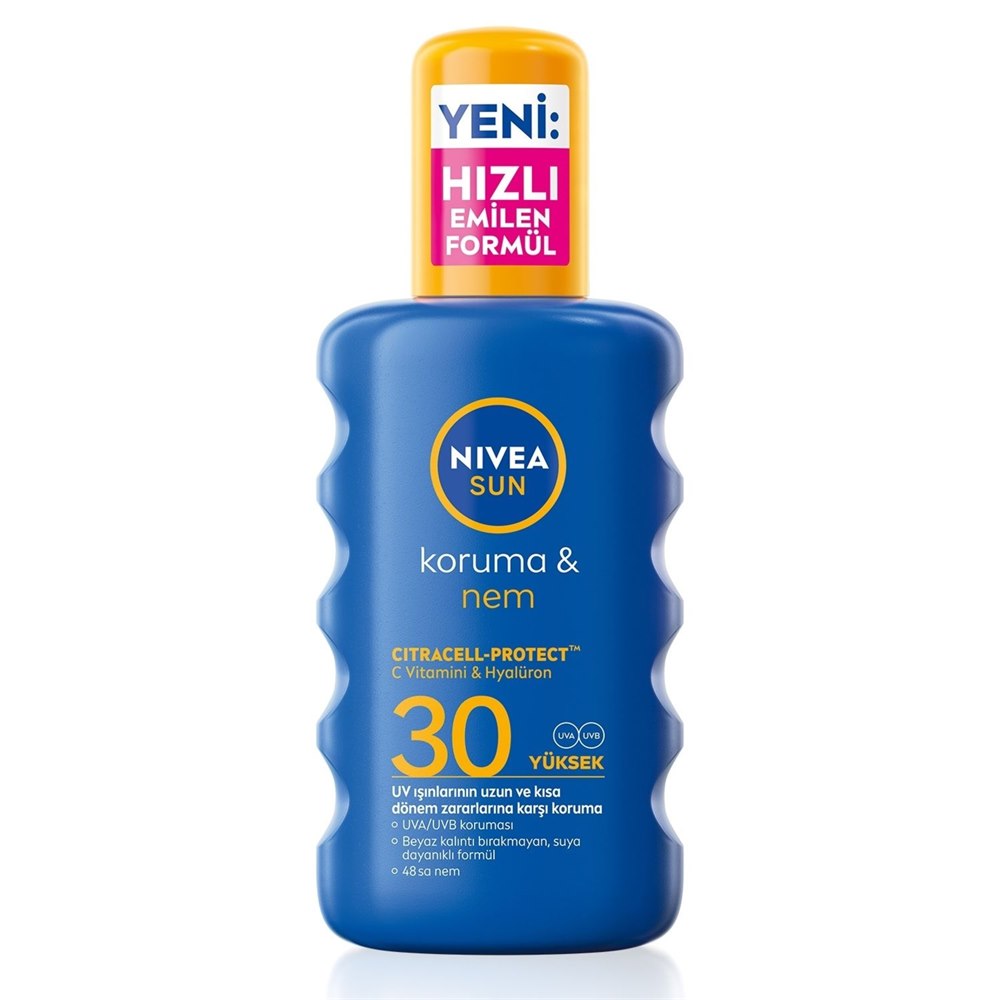 Nivea Sun Güneş Spreyi SPF 30 200 ml