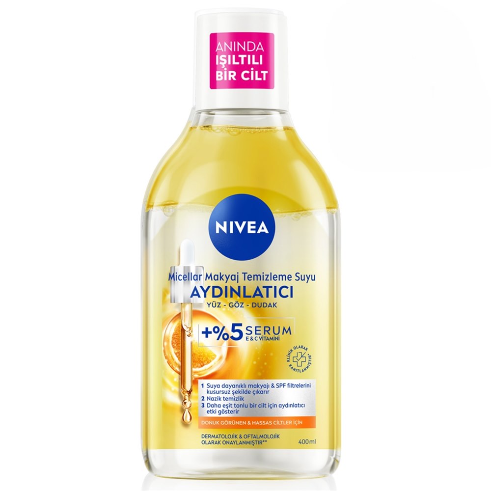 Nivea Serum Aydınlatıcı Temizleme Suyu 400 ml