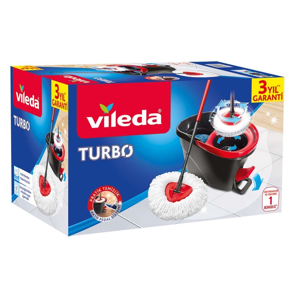 Vileda Turbo Pedallı Temizlik Seti