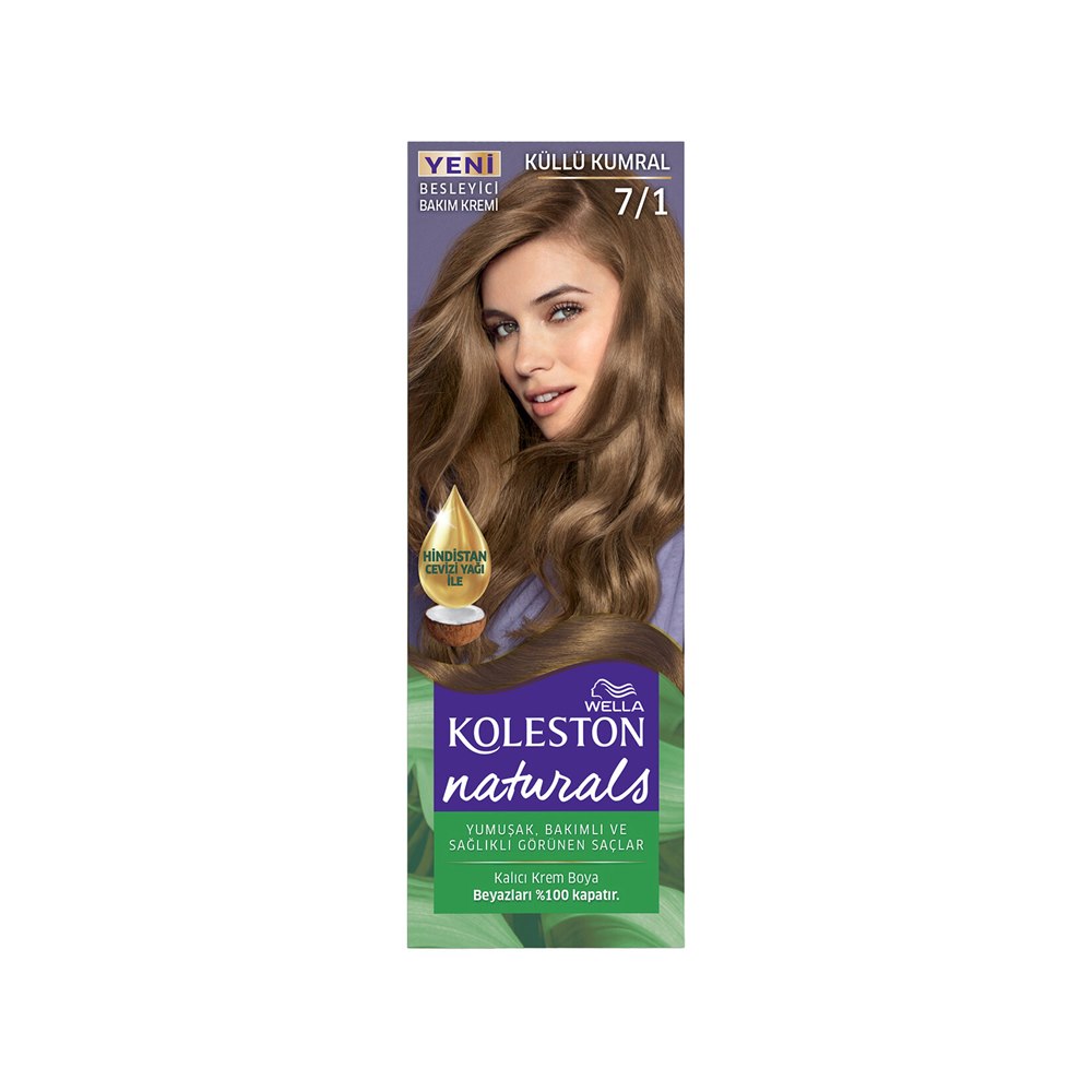 Koleston Naturals Maxi Saç Boyası 7/1 Küllü Kumral