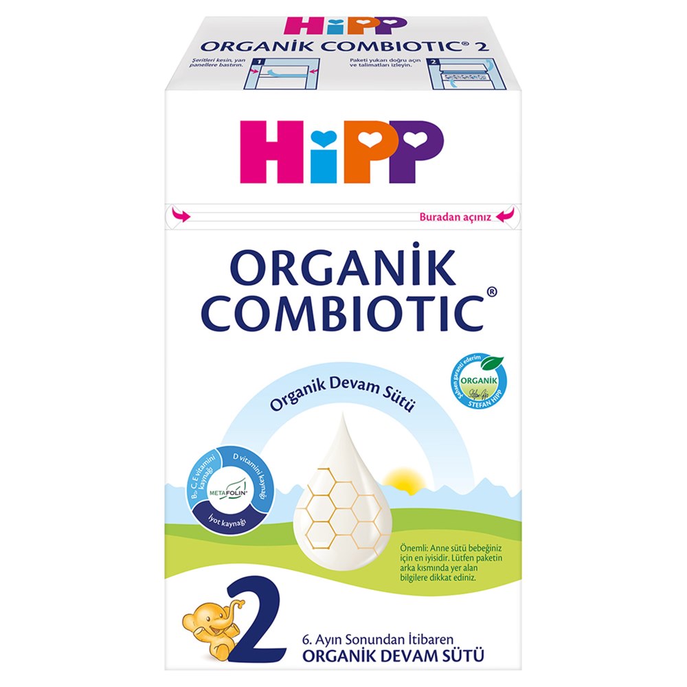Hipp Organik Combiotic 2 Devam Sütü 600 g