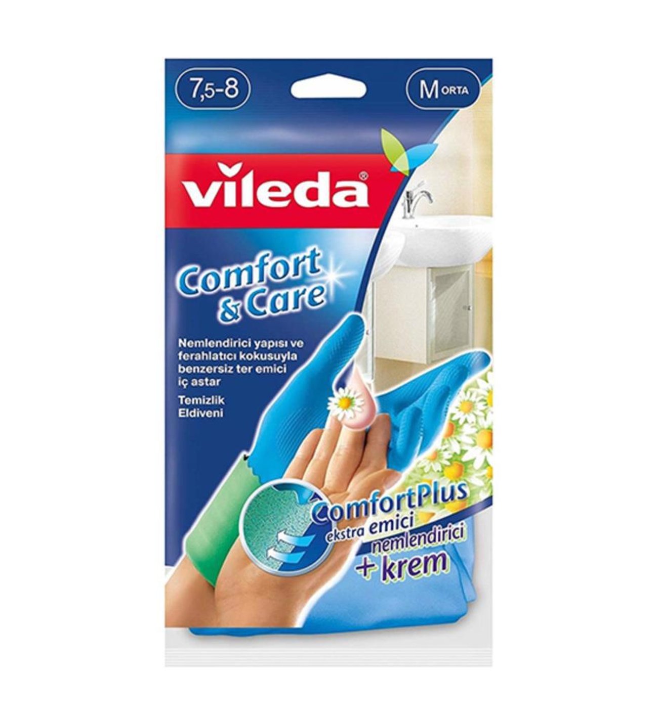 Vileda Comfort & Care Eldiven Orta Boy