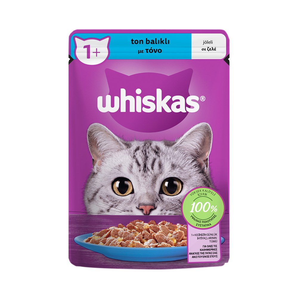 Whiskas Yaş Kedi Maması Ton Balıklı 85 g