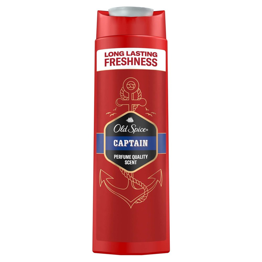 Old Spice Captain 2'si 1 Arada Duş Jeli ve Şampuan 400 ml