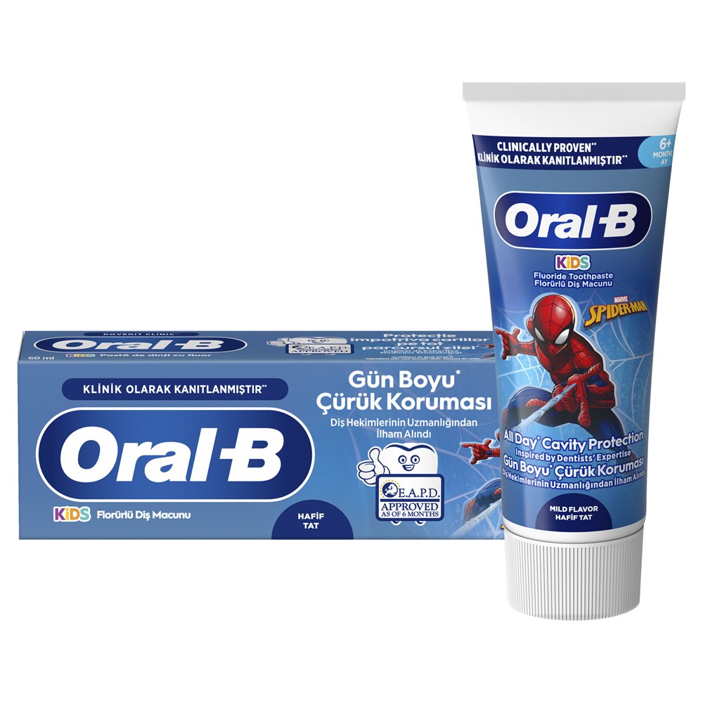 Oral-B Çocuk Diş Macunu Spiderman 60 ml