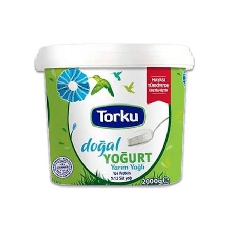 Torku Yarım Yağlı Yoğurt 2 kg