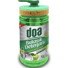 Doa Sıvı Bulaşık Deterjanı Süngerli Elma Kokulu 1000 ml