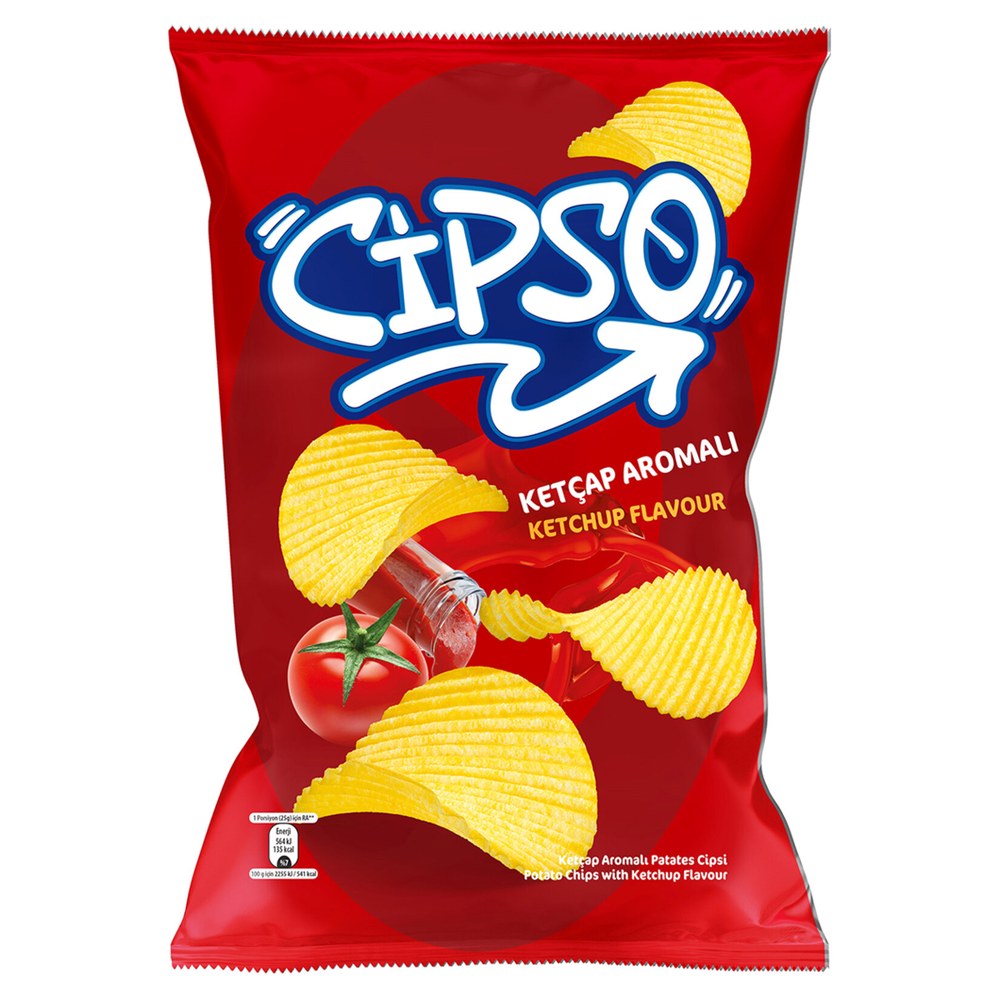 Cipso Ketçaplı Patates Cipsi 104 g