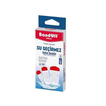 Banduff Yara Bandı Su Geçirmez 8'li