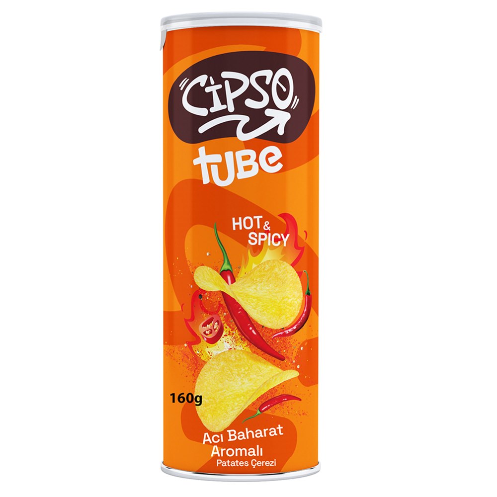 Cipso Tube Acı Baharatlı Patates Çerezi 160 g