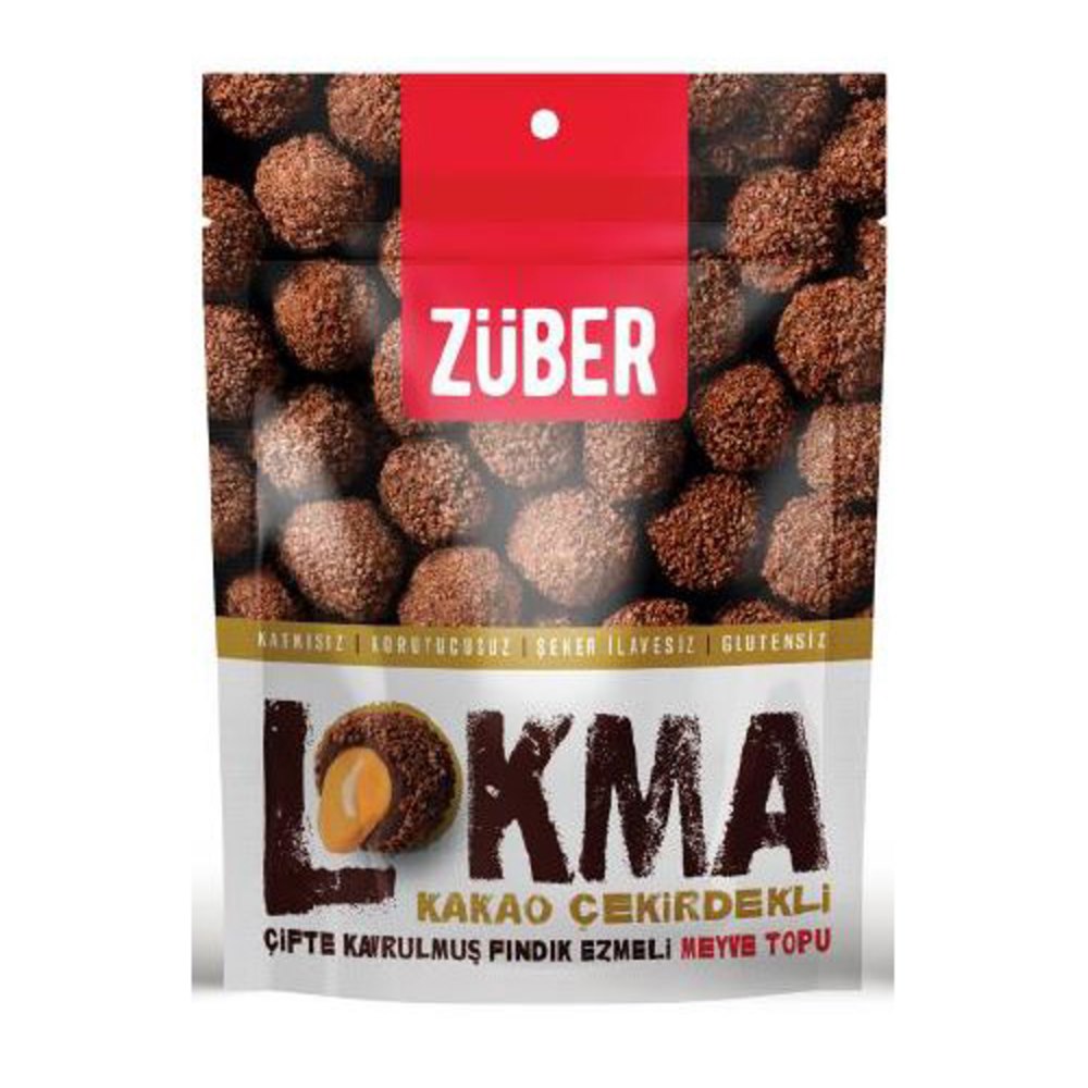 Züber Lokma Kakao Çekirdekli Fındık Ezmeli 96 g