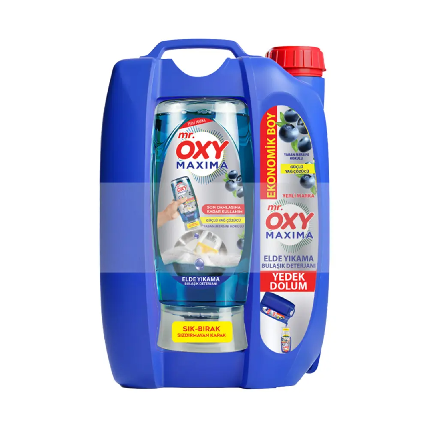 Mr. Oxy Sıvı Bulaşık Deterjanı Yaban Mersini 3,5 L + 500 ml