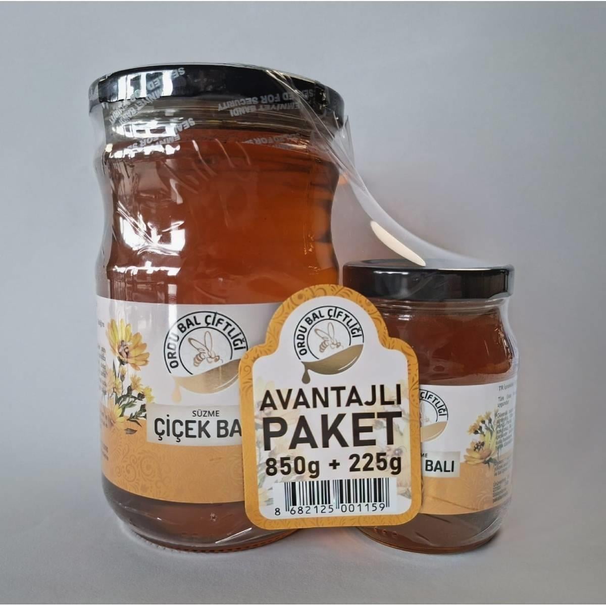 Ordu Bal Süzme Çiçek Balı 850 g + 225 g