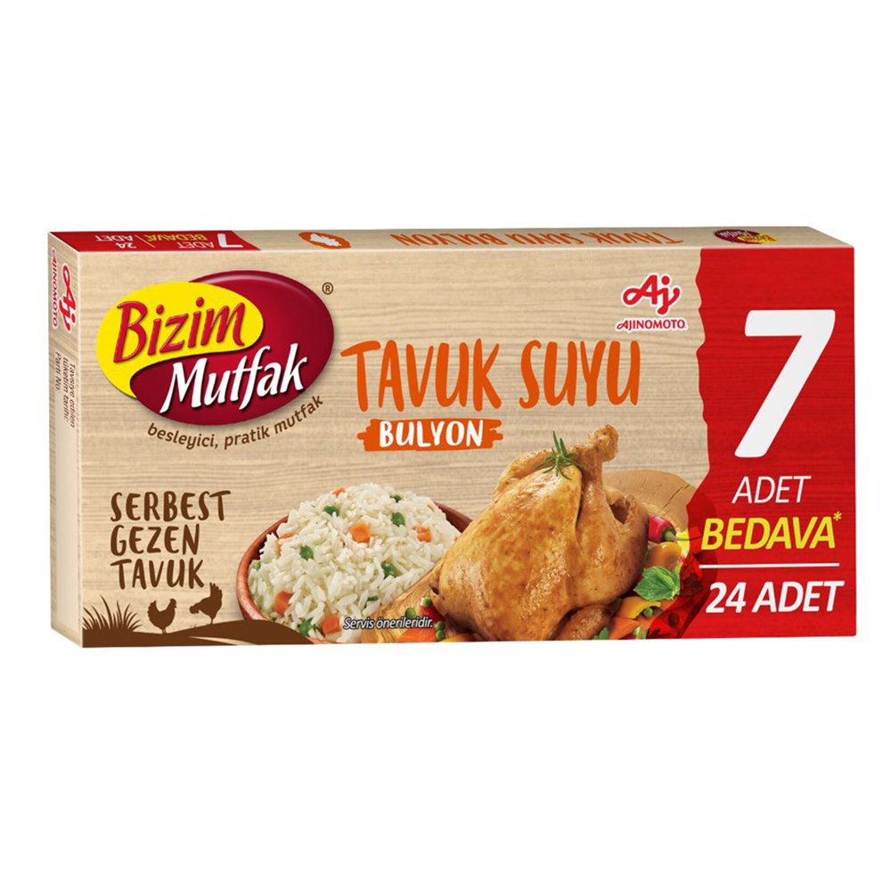Bizim Mutfak Serbest Gezen Tavuk Bulyon 24'lü 240 g