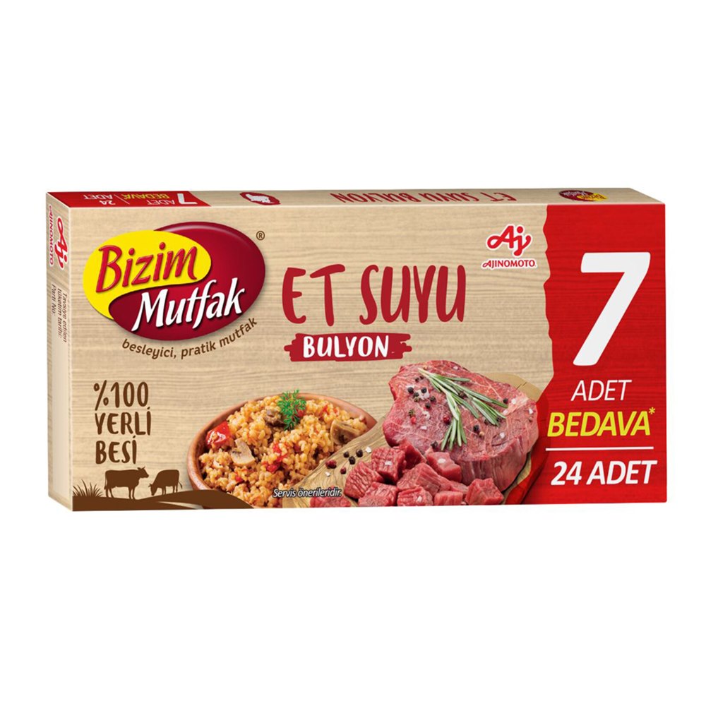 Bizim Mutfak Et Bulyon Yerli Besi 24'lü 240 g