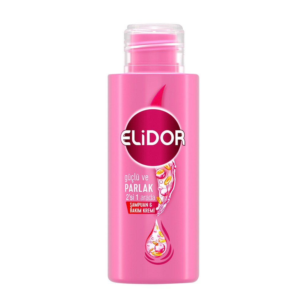 Elidor Güçlü ve Parlak 2'si 1 Arada Şampuan 400 ml