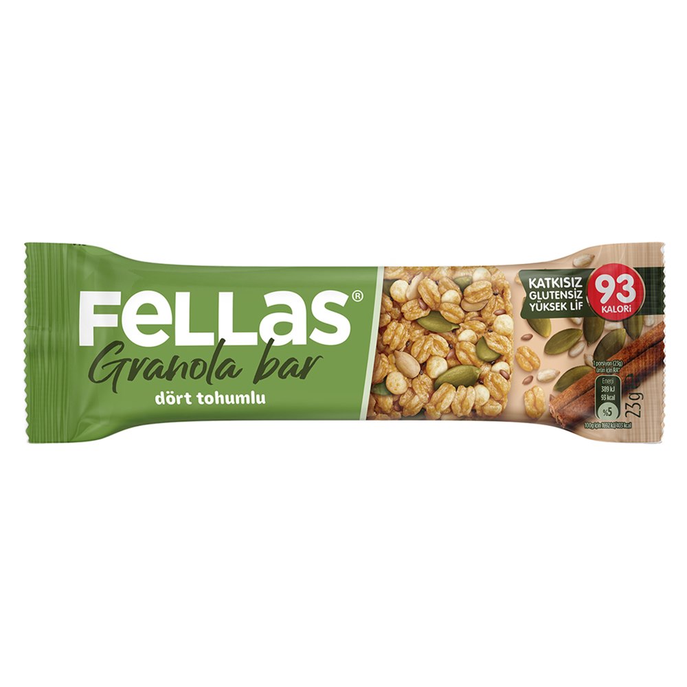 Fellas Granola Bar Dört Tohumlu 23 g
