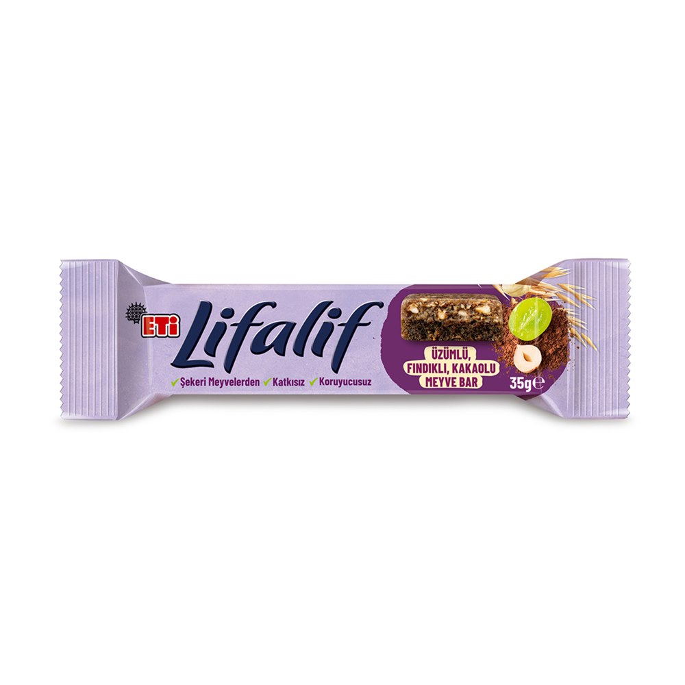 Eti Lifalif Meyveli Bar Üzümlü 35 g