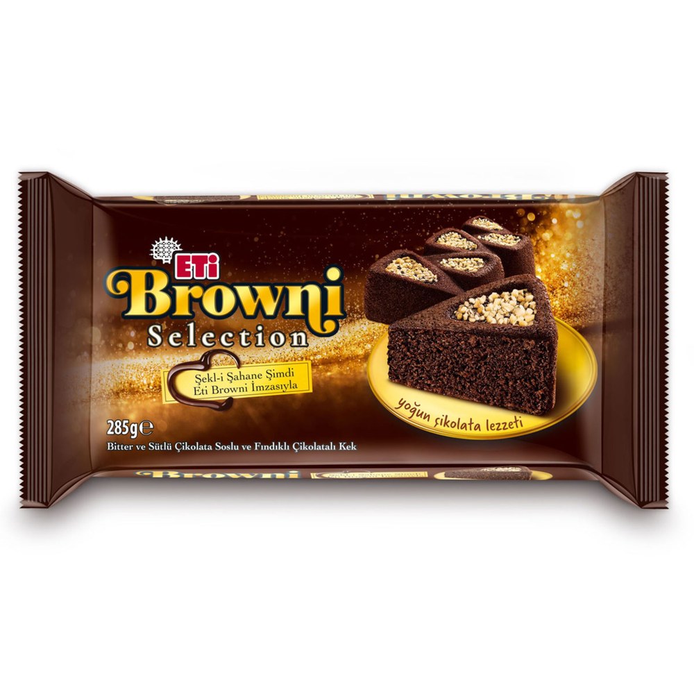 Eti Browni Selection Kek Bitter ve Sütlü Çikolatalı