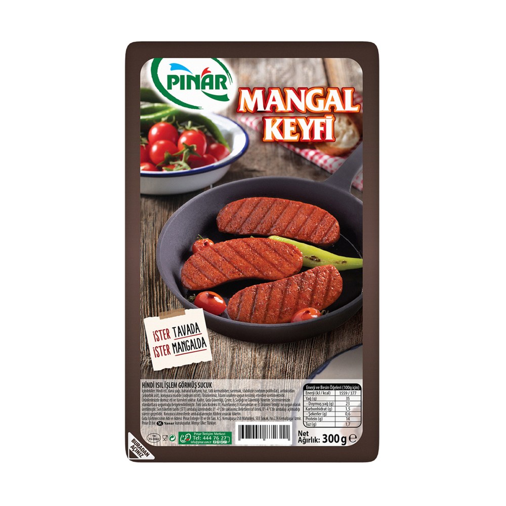 Pınar Mangal Keyfi Hindi Sucuk 300 g