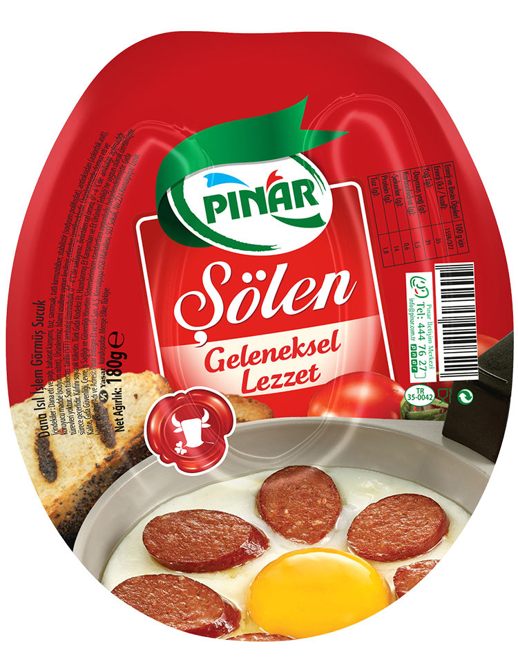 Pınar Şölen Acılı Dana Sucuk 180 g