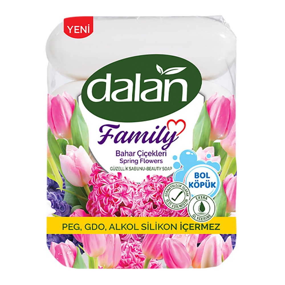 Dalan Family El Sabunu Bahar Çiçekleri 4×75 g