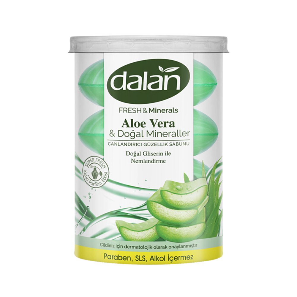 Dalan Güzellik Sabunu Mineral Aloe Vera 4×110 g