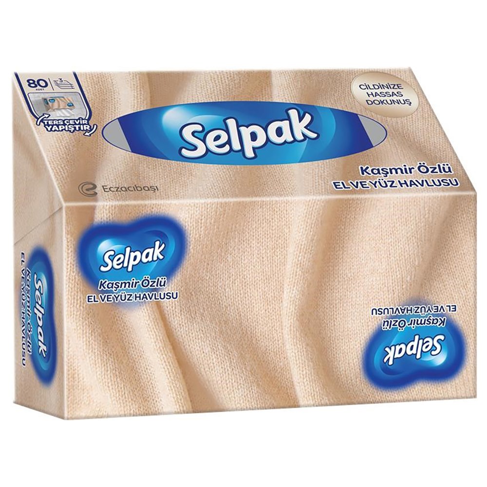 Selpak El ve Yüz Havlusu Kaşmir 80'li