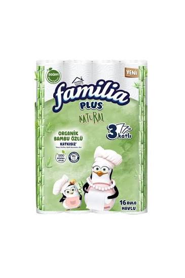 Familia Plus Bambu Özlü Kağıt Havlu 16'lı