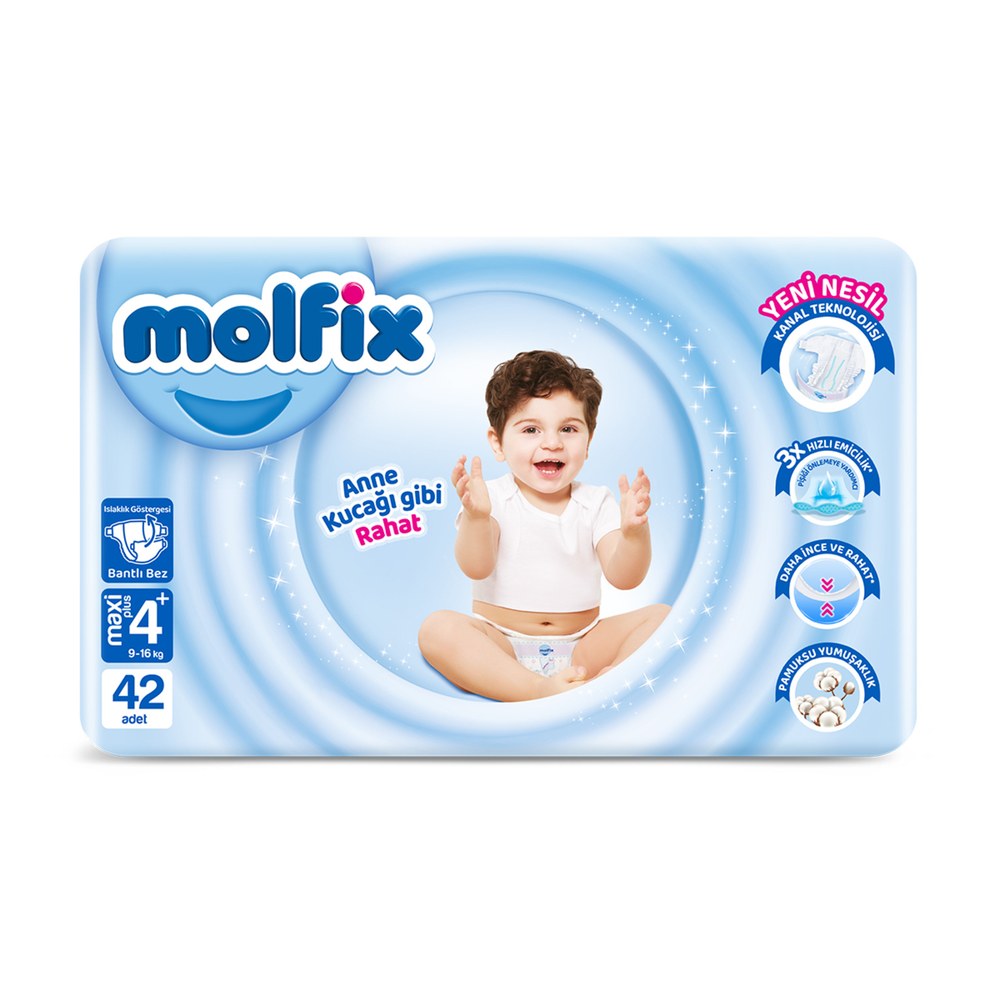 Molfix 3D Bebek Bezi Maxi Plus Fırsat Paketi 52'li