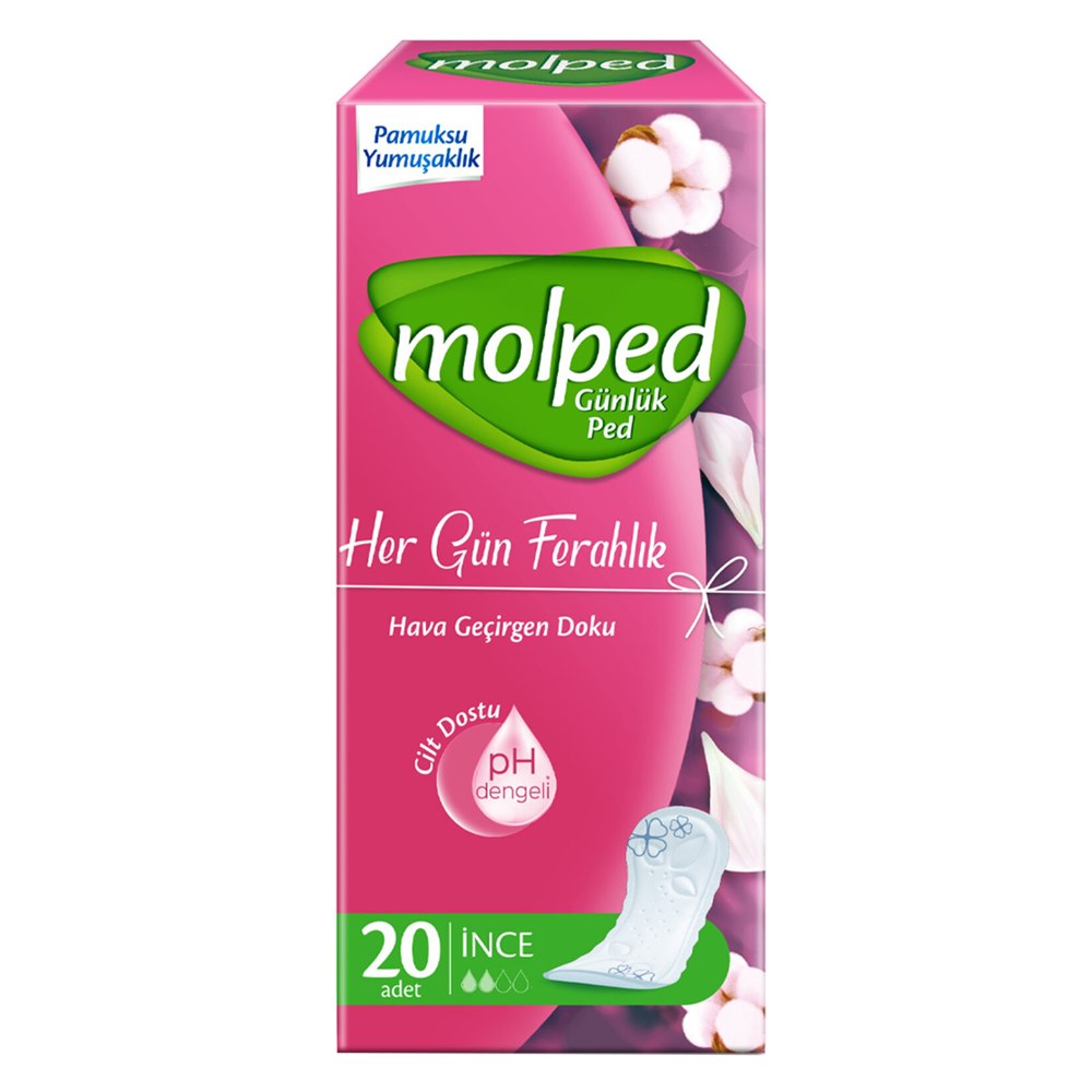 Molped Günlük Her Gün Ferahlık Ped 20'li