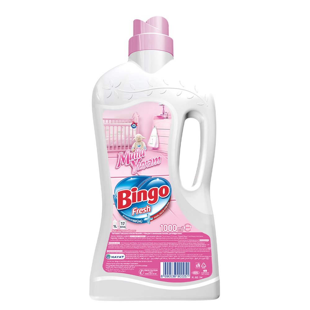 Bingo Fresh Yüzey Temizleyici Mutlu Yuvam 1000 ml