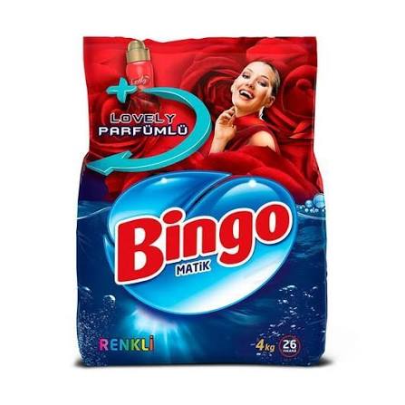 Bingo Matik Toz Çamaşır Deterjanı Lovely Renkliler 4 kg