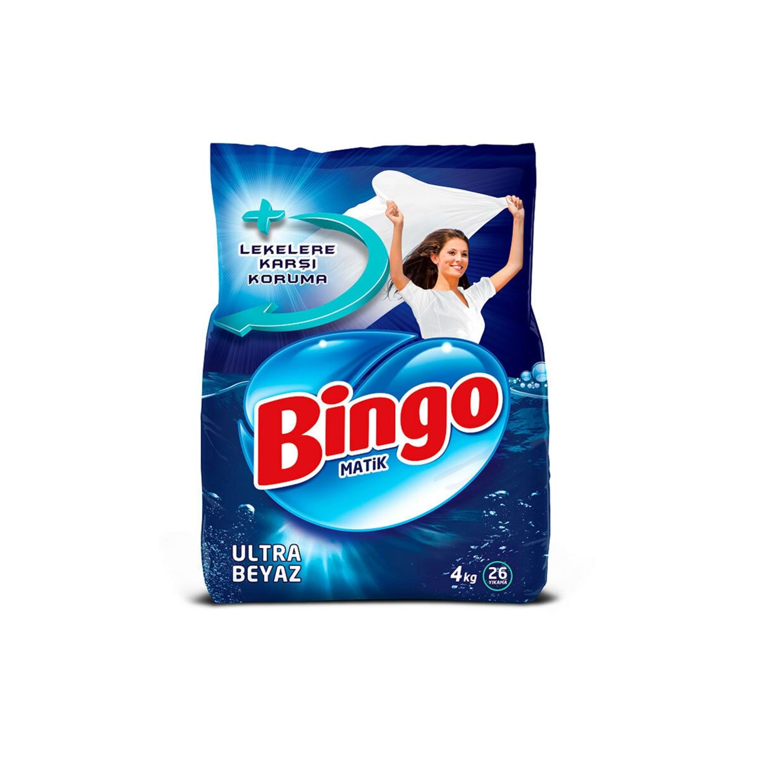 Bingo Matik Toz Çamaşır Deterjanı Eko Ultra Beyaz 4 kg